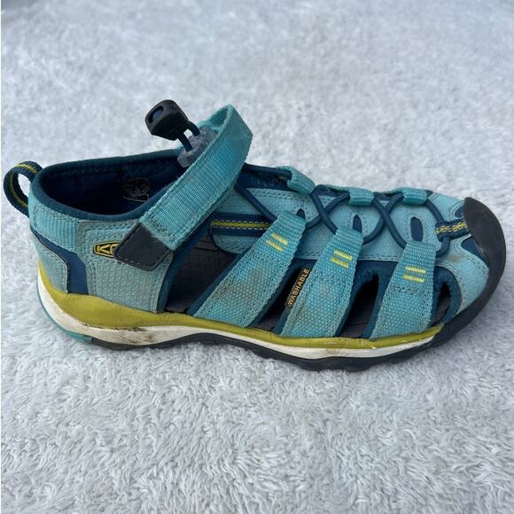 Keen Sandals Girls 1 Navy Aqua - Picture 1 of 7